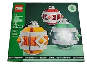 LEGO CHRISTMAS DECOR SET 40604 - Ornaments - New Factory Sealed - Ready to ship