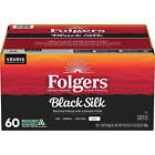 Folgers Black Silk, Dark Roast Coffee, Keurig K-Cup Pods, 60 Count Box Coffee