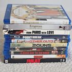 Lot of 10 BLU-RAY Movies of Various Action - Packed Films All in Great Shape