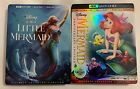 Lot (2) The Little Mermaid (4k Ultra HD + Blu-Ray, Ultimate Collector's Edition)