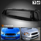 Fits 2004-2005 Impreza WRX STI Black Mesh Style Front Hood Grille Assembly 1PC (For: 2005 WRX)