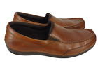 Rockport Ballabour Brown Leather Slip On Shoes Men's Size 11 V73772