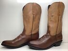MENS MASTERSON BOOT CO COWBOY BROWN BOOTS SIZE 13 D
