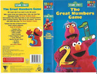 SESAME STREET THE GREAT NUMBERS GAME VHS PAL VIDEO A RARE FIND~