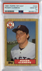 1987 Topps Tiffany #340 Roger Clemens Red Sox Yankees PSA 10 Gem Mint-Centered