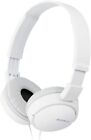 SONY MDR-ZX110/W Series Headphones White folding ear cup design (NEW-OPEN BOX)