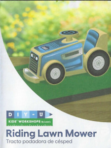 Lowes DIY Kids Workshop - Riding Lawn Mower Lowe's - New - with patch