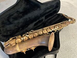 1934 Conn 10m Tenor Sax/Saxophone, Recent Pads Complete, Bare Brass,Plays Great!