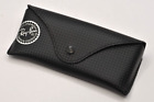 Authentic Ray Ban Sunglasses Case Only Carbon Fiber Finish Black *FREE SHIPPING*