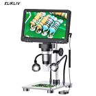 Elikliv 1200X Digital Microscope 7'' 12MP LCD Coin Microscope w/ LED Kids Adult