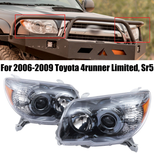 For 2006 2007 2008 2009 Toyota 4Runner Limited / Sr5 Model Headlights Pair Set (For: 2006 Toyota 4Runner SR5 Sport Utility 4-Door 4....)