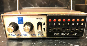 Scanfare M8-HLU VFH HI/LO-UHF Vintage Scanner By Fanon