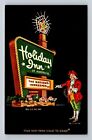 Morgantown WV-West Virginia, Holiday Inn, Advertisement, Vintage Postcard