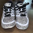 Nike Free Run 5.0 V4 Running Shoes White Leopard Print Womens Size 8