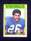 1972 TOPPS SET BREAK Clint Jones #166 Minnesota Vikings NM+ (miscut)