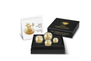 2021-W American Eagle Gold Proof Four-Coin Set bought from mint Sealed, original