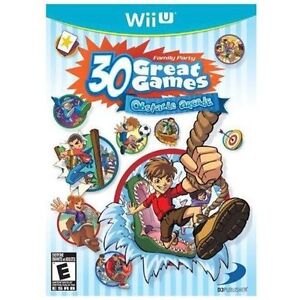 Family Party 30 Great Games: Obstacle Arcade - Nintendo Wii U. Brand New Sealed