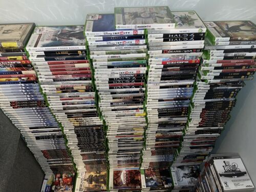 Lot Of [20] Xbox 360 Games Bulk Video Game Bundle Random Unique Titles Halo COD
