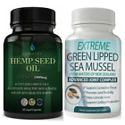 Hemp Seed Oil Helps Skin Nails Green Lipped Sea Mussel Joint Health Supplements