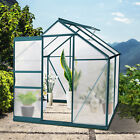 CLARFEY Walk-in Greenhouse Polycarbonate Aluminum Garden House Kit Plant Window