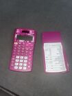 Texas Instruments TI-30X IIS Pink Scientific Calculator Tested Works NO CASE