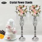 10 PCS 21.7 inch Tall Crystal Stand Wedding Table Centerpieces Flower Decor Rack
