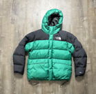 The North Face 550 HMLYN Down Parka Puffer Jacket Men's L Evergreen Coat Nuptse