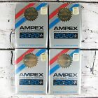 4 Vintage AMPEX Studio Quality 8 Track Cartridge Blank Tape 90 min 20/20+ Sealed