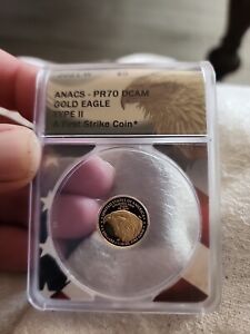 2021 W Gold Eagle Proof $5 Type 2 PCGS PR70Dcam First Strike