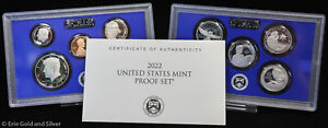 2022-S US Mint 10 Coin Proof Set with OGP & COA