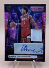 2023-24 Panini Recon Amen Thompson Rookie Patch Auto 10/18 Pink RC RPA Rockets