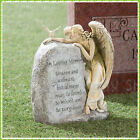 Angel Wings Prayer IN LOVING MEMORY Garden Statue Cemetery Memorial Grave Decor