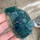 167GGnatural super beautiful green fluorite crystal ore standard sample