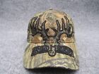 Red Head Hat Cap Mens Camo Strap Back Deer Buck Hunting Hunter