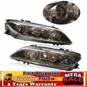 For 2006-2008 Mazda 6 Sedan Front Headlight Head Lamps 1 Pairs 2.3L Left+Right (For: 2006 Mazda 6)
