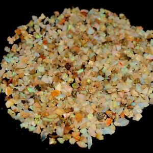 500 Cts Natural Ethiopian Unpolished Welo Opal Rough Bulk Lot 1-3mm approx