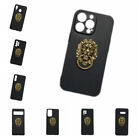 For Various Phones 3D Metal Lion Finger Stand Holder Soft TPU Case Cover