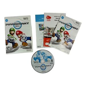 Mario Kart Wii (Nintendo Wii, 2008) Complete With All Inserts And Manual