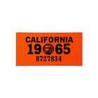 1965 California License Plate YOM Registration Sticker - CA DMV - Free Shipping
