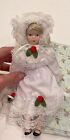 VINTAGE PORCELAIN AND FABRIC DOLL MADE IN TAIWAN 9