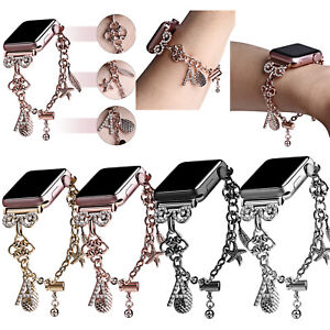 Jewelry Bracelet Band Charms For Apple Watch iWatch Series 9 8 7 6 5 4SE 41/45MM
