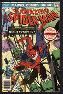 AMAZING SPIDER-MAN #161 8.5 // 1ST MEETING OF NIGHTCRAWLER & SPIDER-MAN 1976
