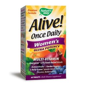 Nature's Way Alive! Once Daily Women's Multivitamin Ultra Potency 60 EXP 04/2025