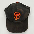 New Era Snapback Hat Adult M/L Black Vtg Pro Model San Francisco Giants Baseball