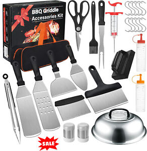 Griddle Accessories Kit 29PCS Flat Top Grill Set for Blackstone & Camp Chef BBQ