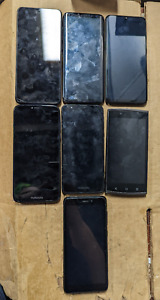 New ListingLot of 7 Assorted Smartphones -Samsung, Motorola, etc- (Parts/Repair)