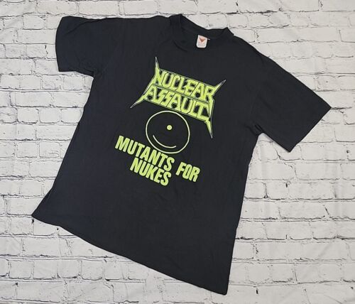 RARE Nuclear Assault MUTANTS FOR NUKES Original Vintage Thrash Metal T-shirt XL