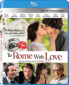 To Rome With Love (Blu-ray, 2012) SEALED