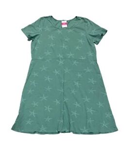 FRESH PRODUCE 1X Lagoon GREEN STARFISH $75 SADIE Jersey Cotton Dress NWT New 1X