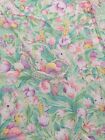 Easter Bunny Rabbit Meadow Tablecloth oblong Fabric Cotton blend 60x80
